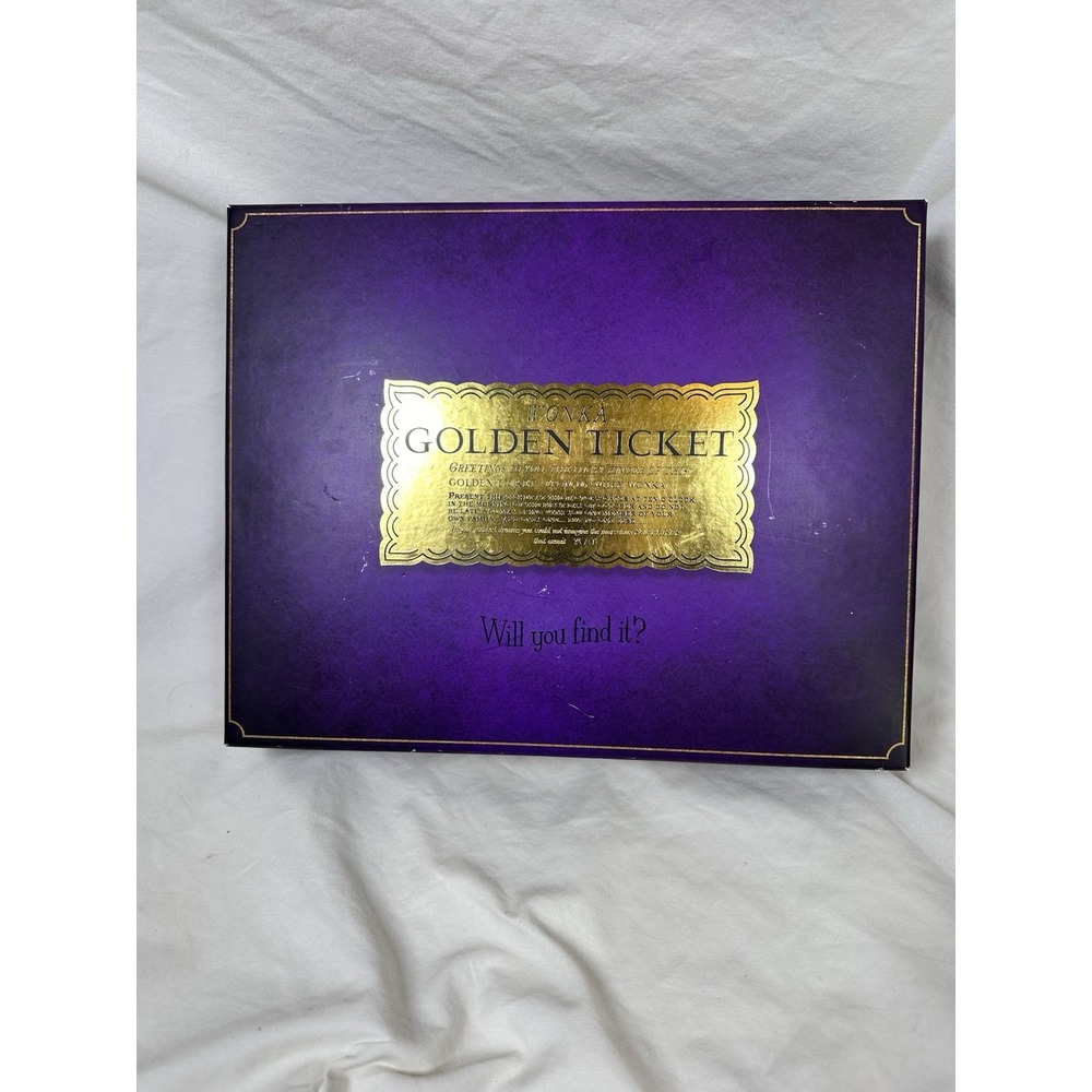 Willy Wonka Golden Ticket Board Game‎ Complete Buffalo Games Movie